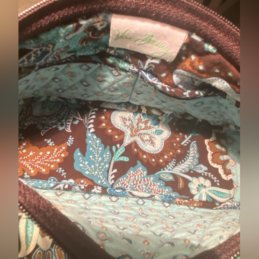 Vera Bradley Retired Pattern Java Blue Small Shou… - image 4